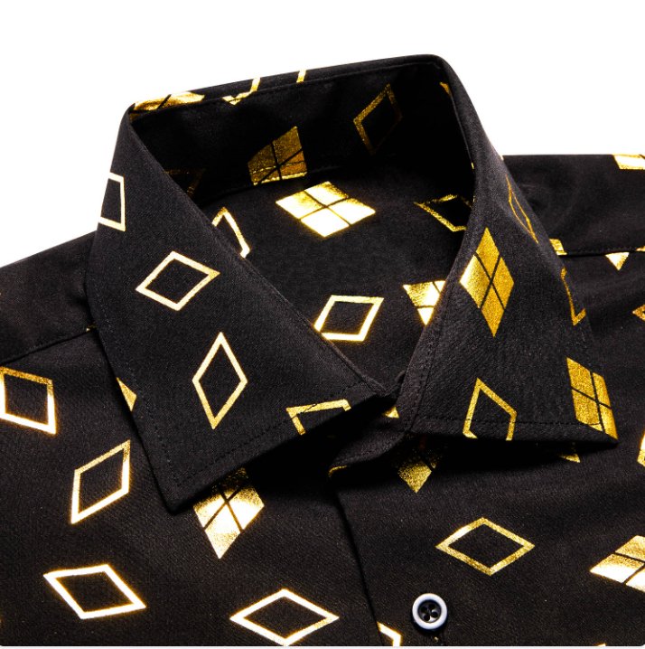 Black Gold Geometry CY-1046 - SimonVon Shop