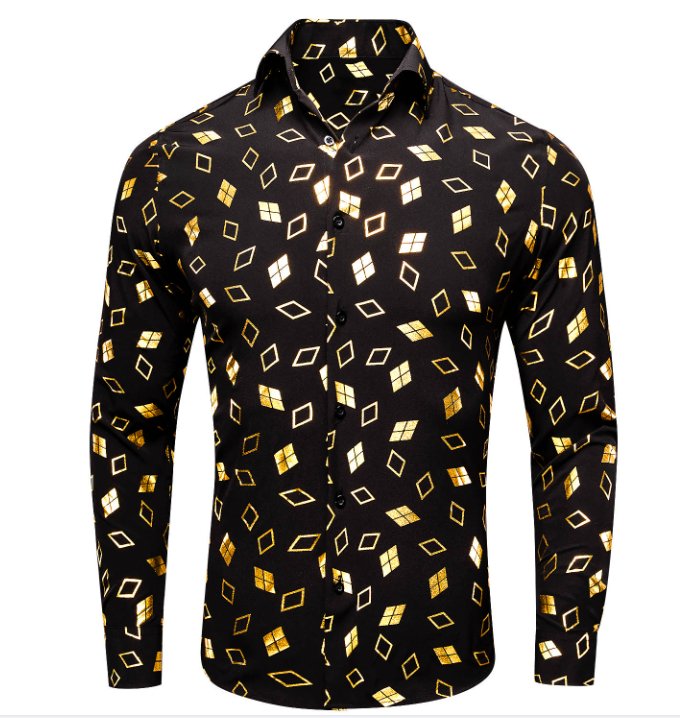 Black Gold Geometry CY-1046 - SimonVon Shop  SimonVon Shop