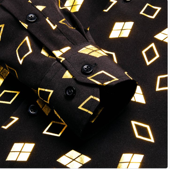 Black Gold Geometry CY-1046 - SimonVon Shop