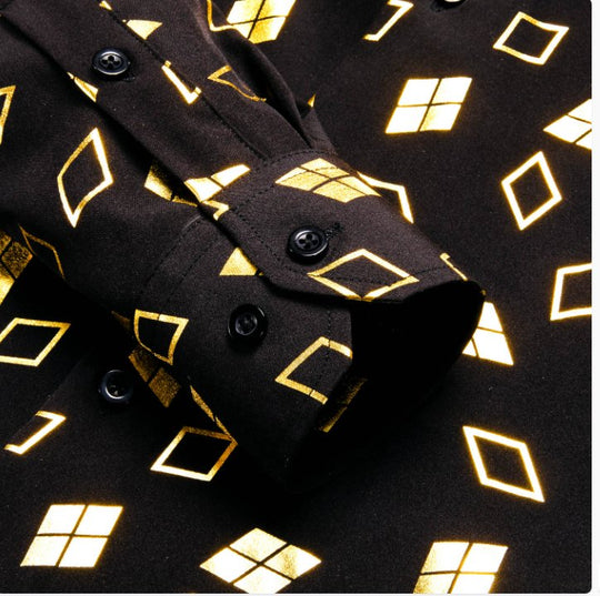 Black Gold Geometry CY-1046 - SimonVon Shop