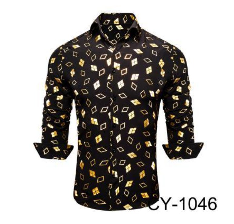 Black Gold Geometry CY-1046 - SimonVon Shop