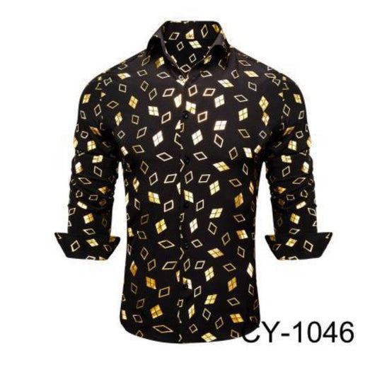 Black Gold Geometry CY-1046 - SimonVon Shop