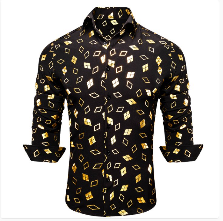 Black Gold Geometry CY-1046 - SimonVon Shop