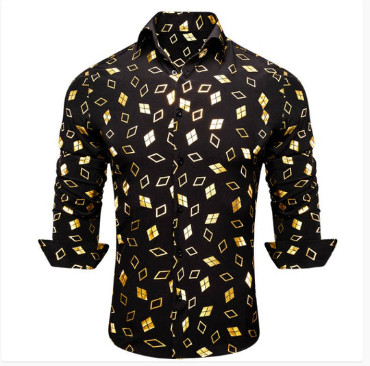 Black Gold Geometry CY-1046 - SimonVon Shop