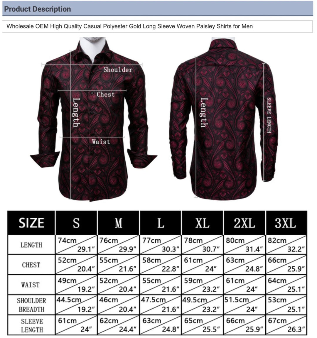 Black White Floral Casual Shirts. CY-0105 - SimonVon Shop