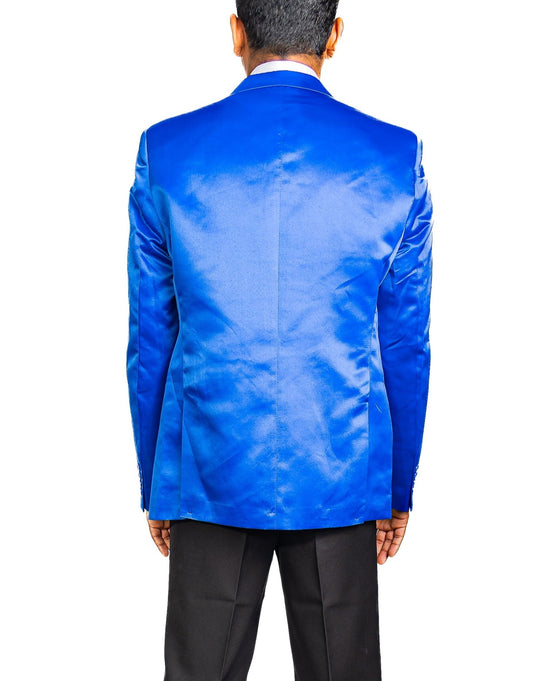Blue Men's Suit Jacket Slim Fit Coat-XX-1055 - SimonVon Shop