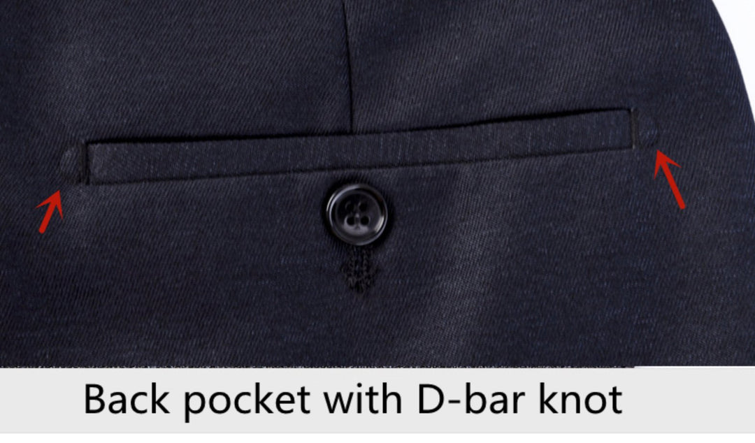 Blue Thin Stripes Mens Formal Trousers - SimonVon Shop