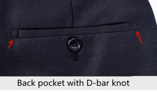 Blue Thin Stripes Mens Formal Trousers - SimonVon Shop