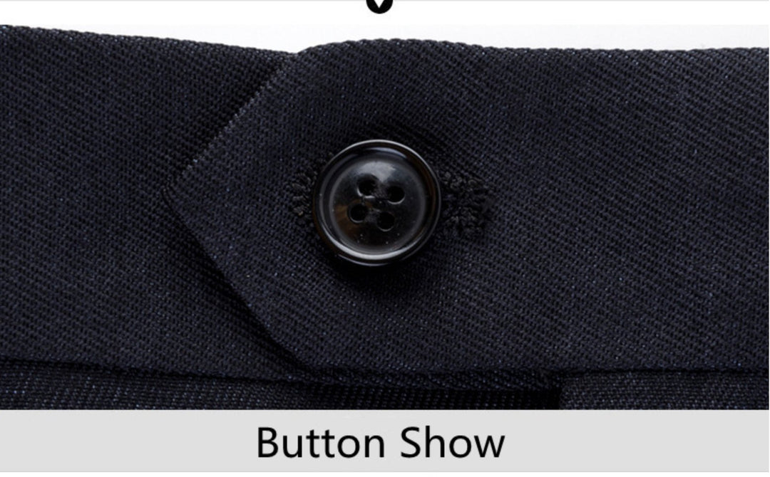 Blue Thin Stripes Mens Formal Trousers - SimonVon Shop