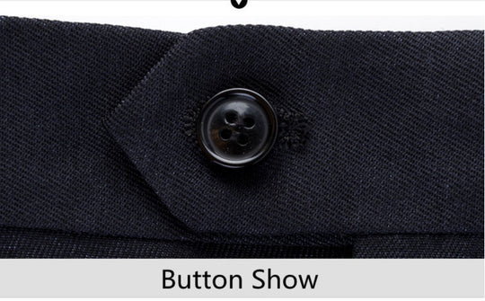 Blue Thin Stripes Mens Formal Trousers - SimonVon Shop