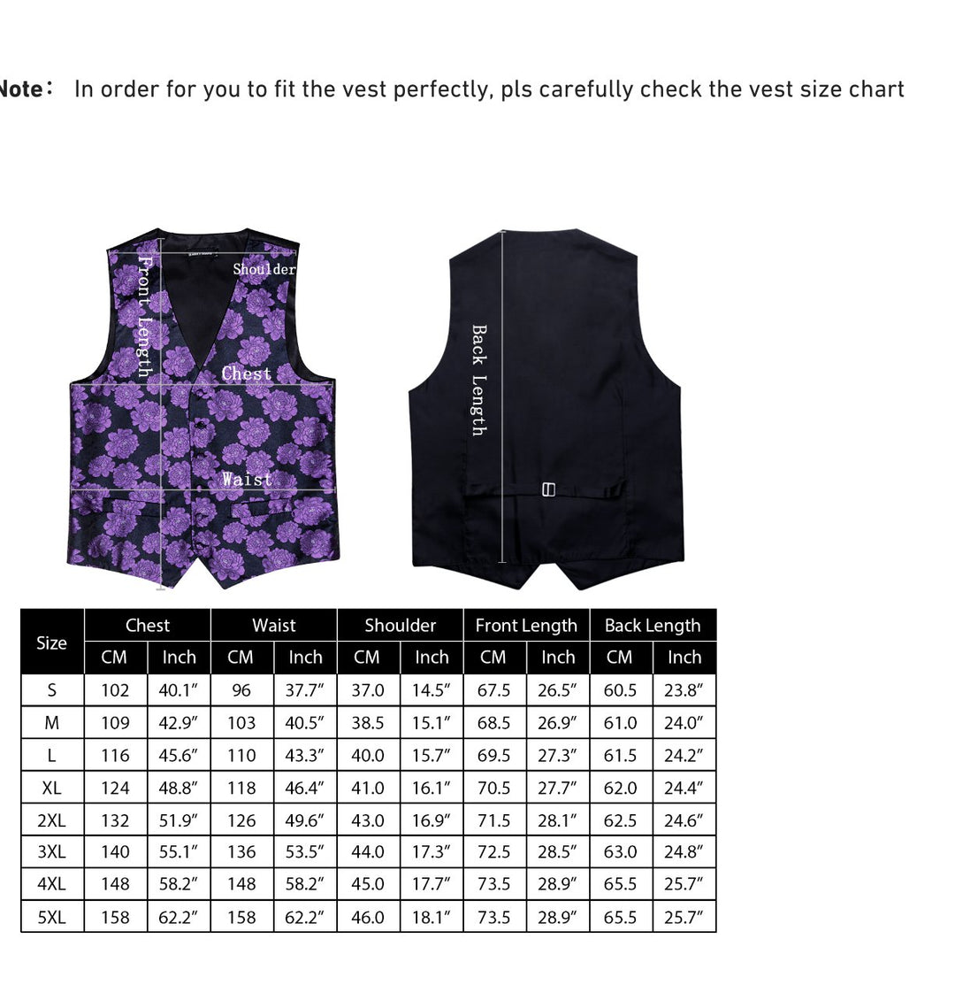 Christmas Men's Red White Snowflake Silk Tie Hanky Cufflinks Waistcoat Vest Set-MJ-2576 - SimonVon Shop