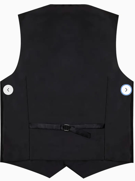 Dark Green Waistcoat Vest Necktie Handkerchief Cufflinks Set-MD-043+ N-8358 - SimonVon Shop