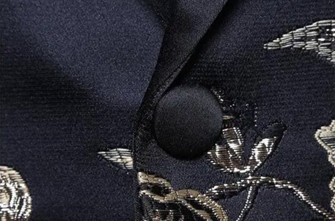 Groom Wedding Suit Pattern Fashion Tuxedo Suit Men Slim-Fit Mens Blazer-JM8501 - SimonVon Shop