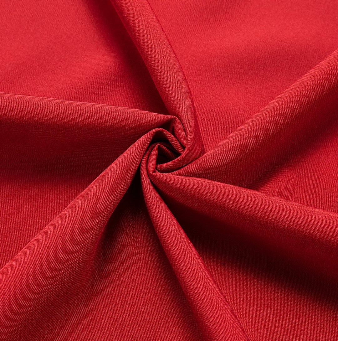 Luxury Red Solid Men's Long Sleeve Dress Shirt-CY-1656 - SimonVon Shop