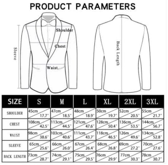 Men's Dress Party Black Floral Suit Jacket Slim One Button Stylish Blazer-XX-0040 - SimonVon Shop