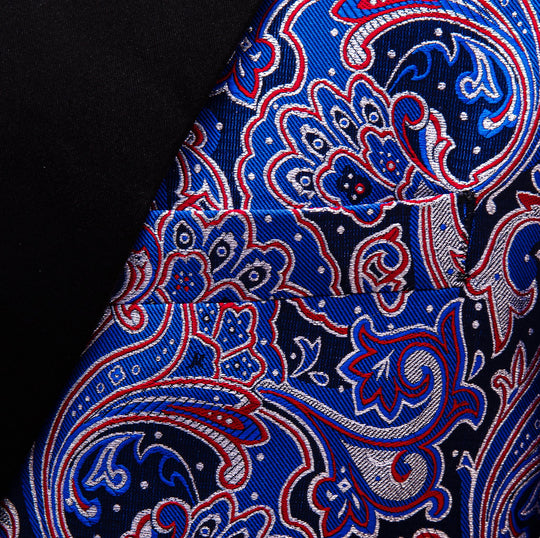 Men's Dress Party Hyacinth Floral Suit Jacket Slim One Button Stylish Blazer XX-0017 - SimonVon Shop