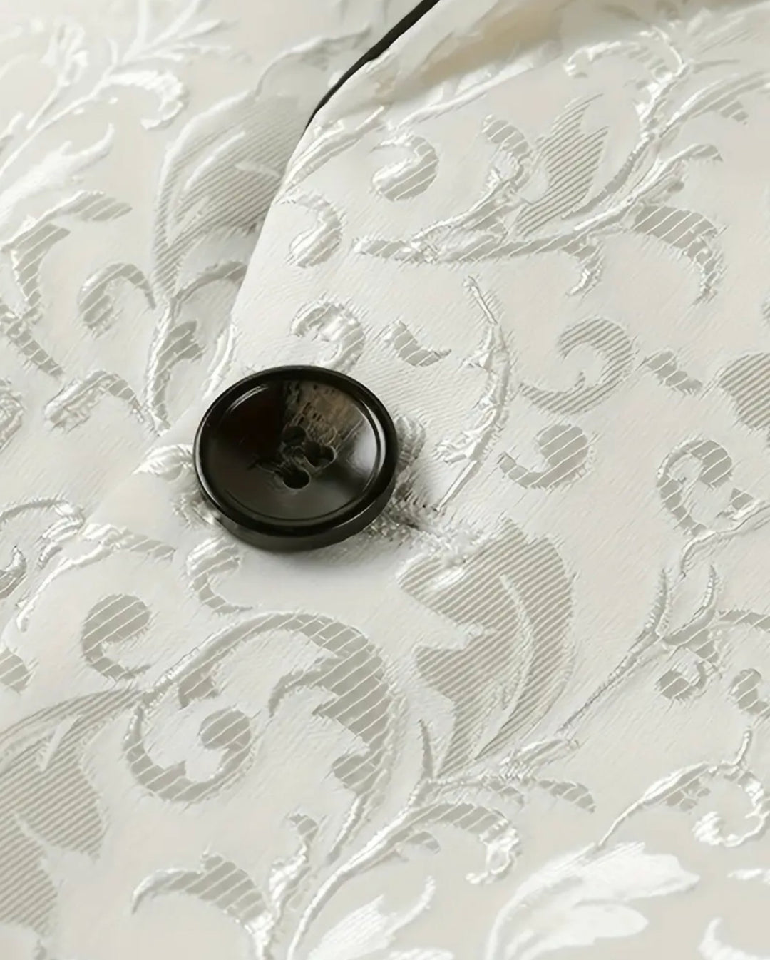 Men's Elegant Jacquard Suit Set - Classic Blazer & Black Pants-KD239322 - SimonVon Shop