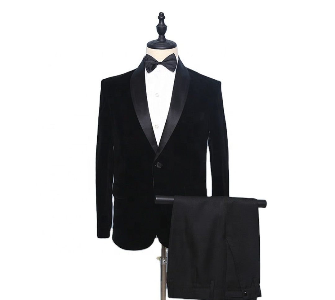 Men's New Personality Trend Fashion Host Clothing MC Dress Performance Suit Adult Performance Suit-JM8507 - SimonVon Shop