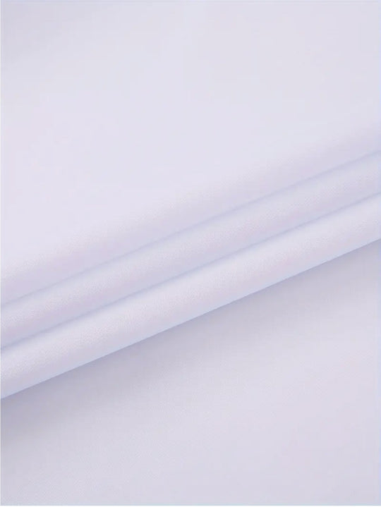 Men's Solid Colour Turndown Collar Dress Shirt For Banquet Wedding Bridesman With Two Ties (One Black And One Red) And With Random Cufflinks-YK37622 - SimonVon Shop