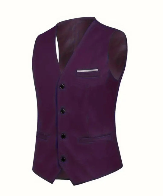 Purple Men's Casual 3PC Suit Set -WR268718 - SimonVon Shop