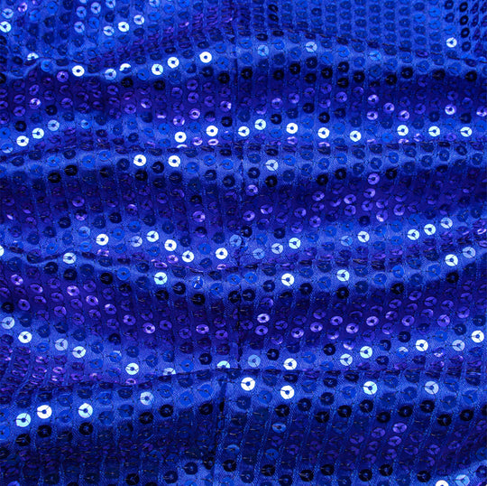 Sequin Blue Solid Jacket with Black Shawl Collar - XX-1079 - SimonVon Shop