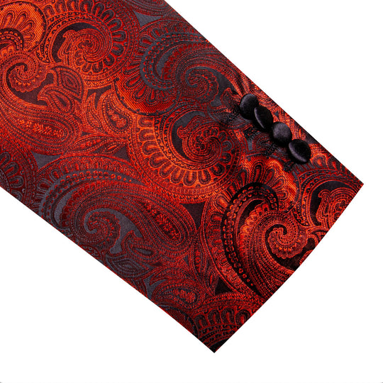 Simon Von Dress Party Red Floral Suit Jacket Slim One Button Stylish Blazer-XX-0022 - SimonVon Shop