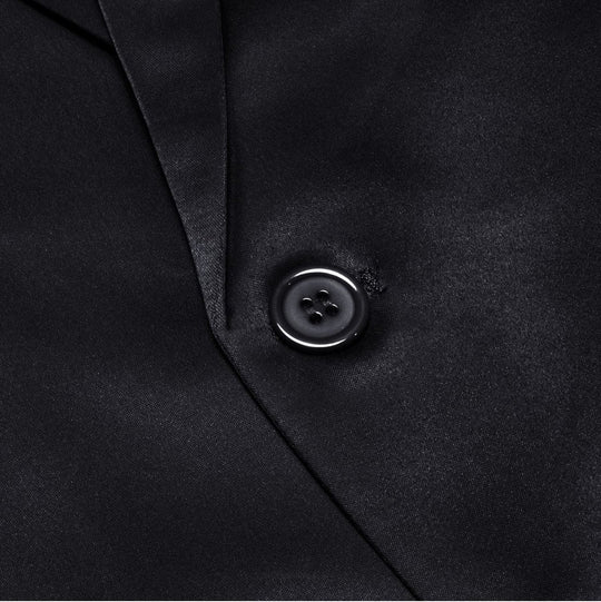Simon Von Men's Blazer, Black Men's Wedding Business Solid Top Men Suit XX-1058 - SimonVon Shop