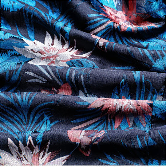 Simon Von New Luxury Blue Pink White Floral Men's Blazer -XX-1006 - SimonVon Shop