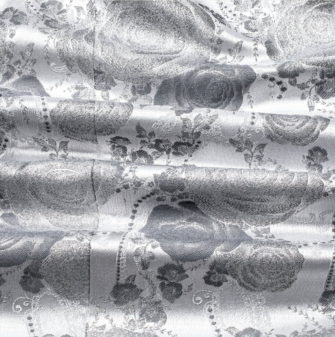 Simon Von New Luxury Grey White Floral Men's Blazer-XX-1007 - SimonVon Shop