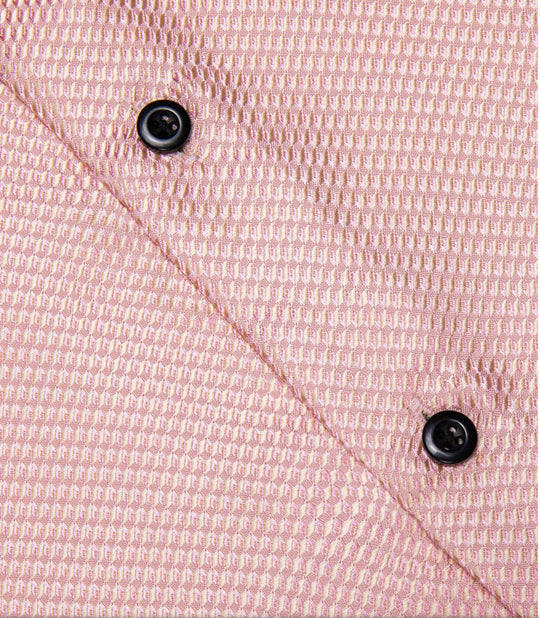 SIMON VON PINK SOLID SILK MEN'S SHIRT-CY2013 - SimonVon Shop