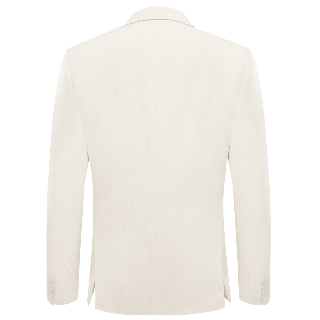 Simon Von White Blazer Suit Jacket -XX-1065 - SimonVon Shop