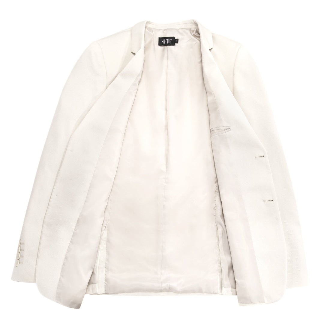Simon Von White Blazer Suit Jacket -XX-1065 - SimonVon Shop