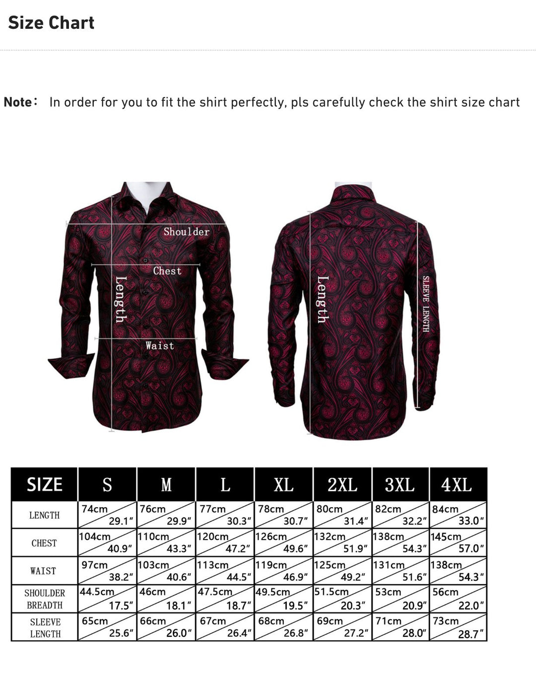 Simon.Von Black Gold Paisley Silk Men's Shirt-CY-0460 - SimonVon Shop
