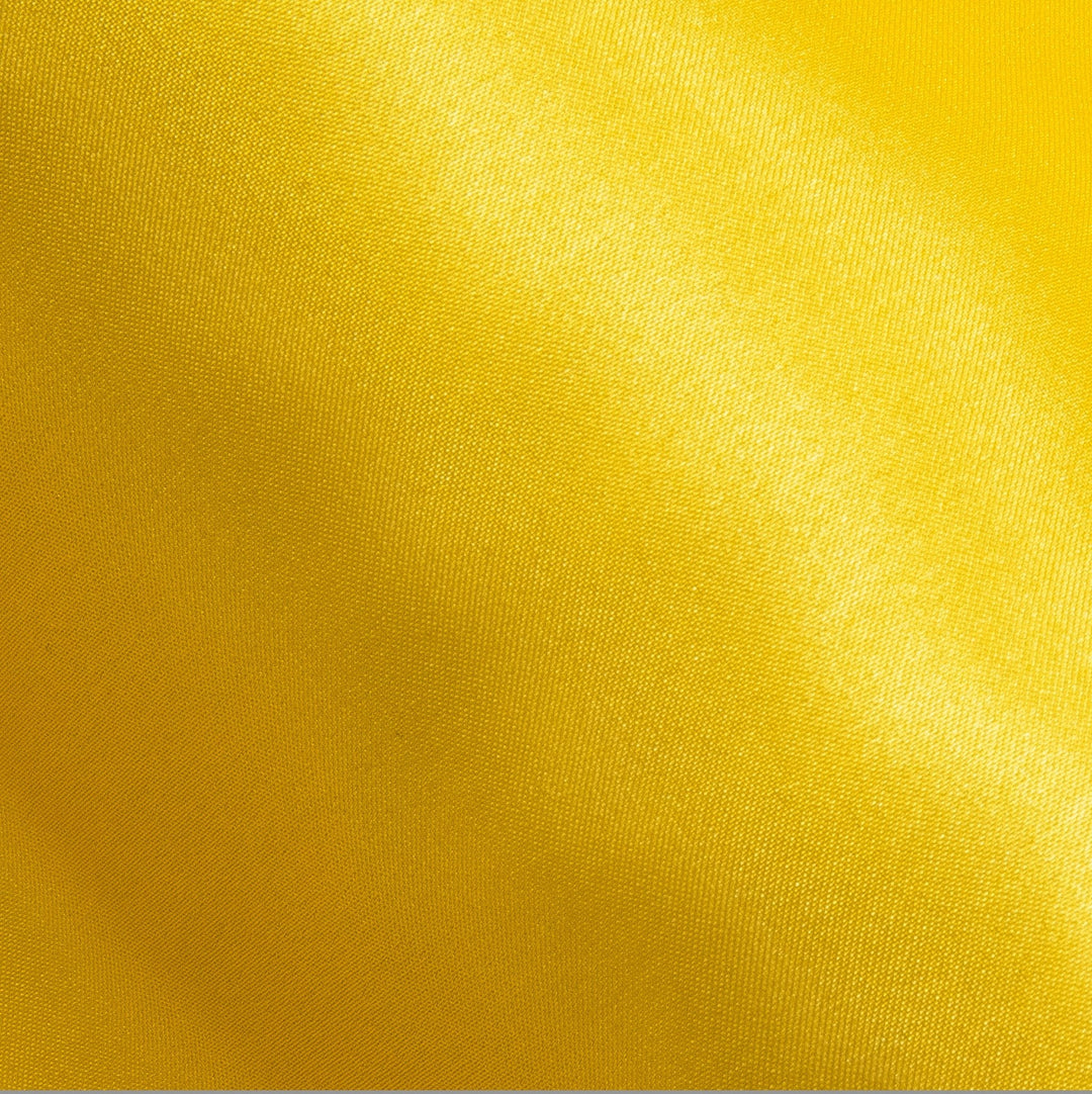 Simon.Von Bright Yellow Solid Silk Shirt- CY-0514 - SimonVon Shop