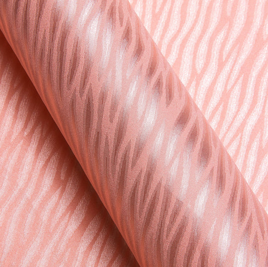 Simon.Von Light Red Ripple Silk Men's Shirt-CY-0677 - SimonVon Shop