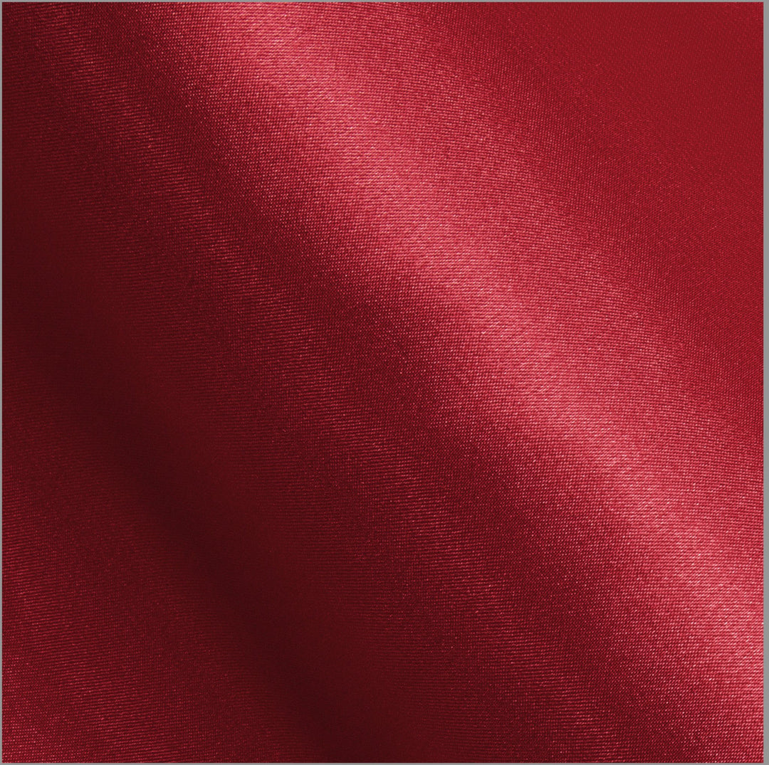 Simon.Von Red Solid Silk Men's Long Sleeve Shirt- CY-0520 - SimonVon Shop