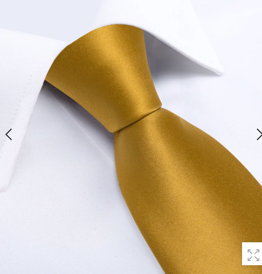 Simon.Von Yellow Novelty Men's Tie Pocket Square Cufflinks Set - N-5719 - SimonVon Shop