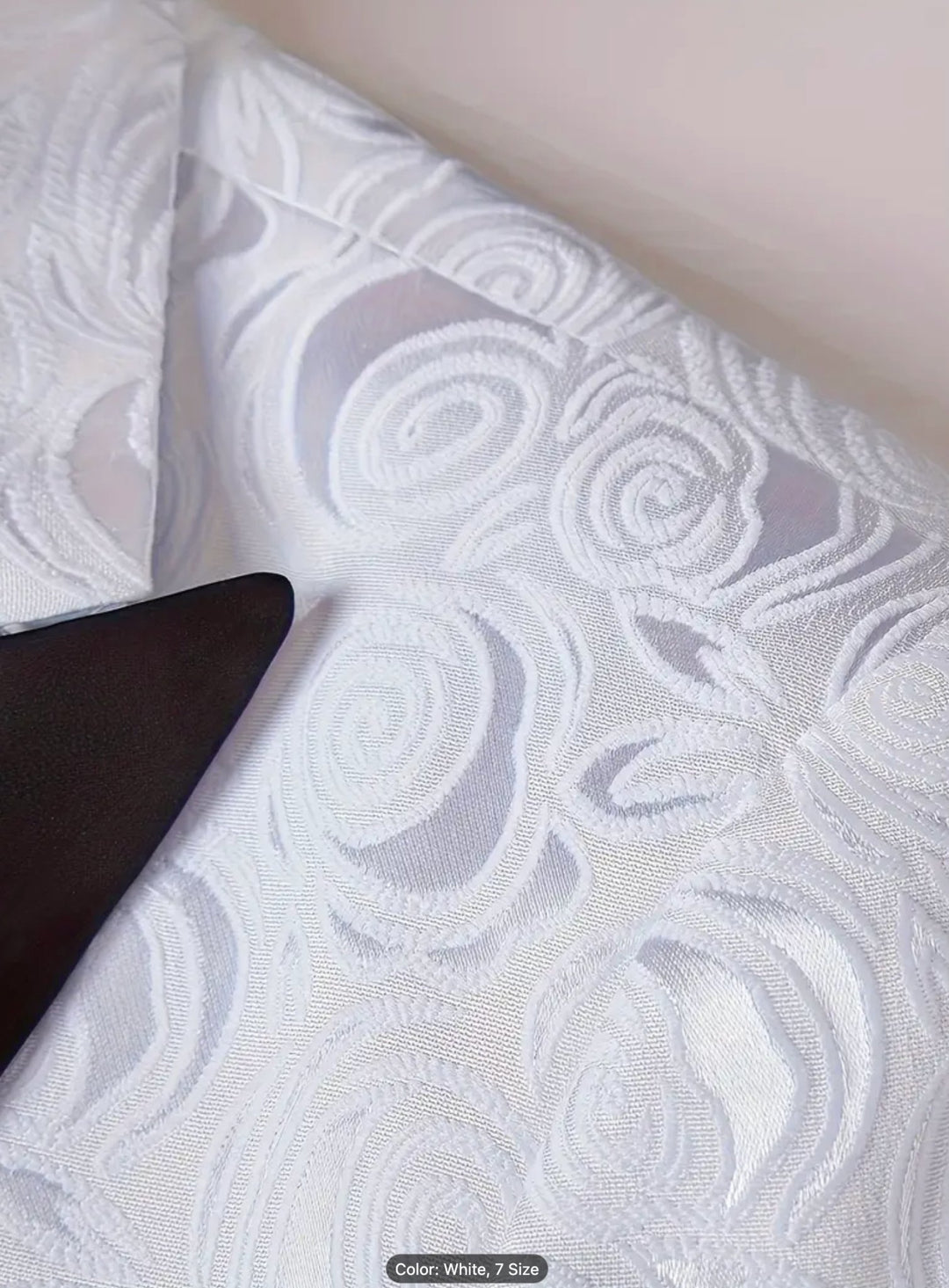 White Men's Blazer - Lapel Casual Party Jacket - XH27781 - SimonVon Shop