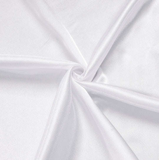 White Solid Satin Men's Long Sleeve Dress Shirt- CY-1642 - SimonVon Shop