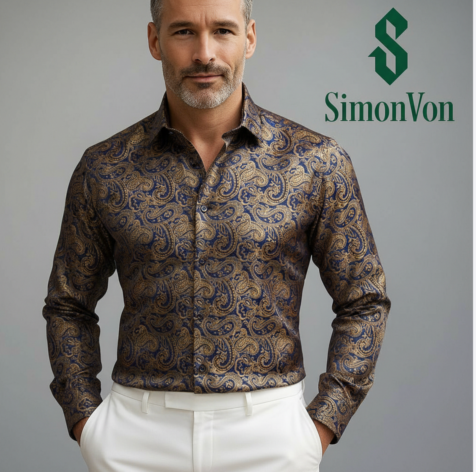 Discover Effortless Style With Mens Paisley Shirts at SimonVonShop