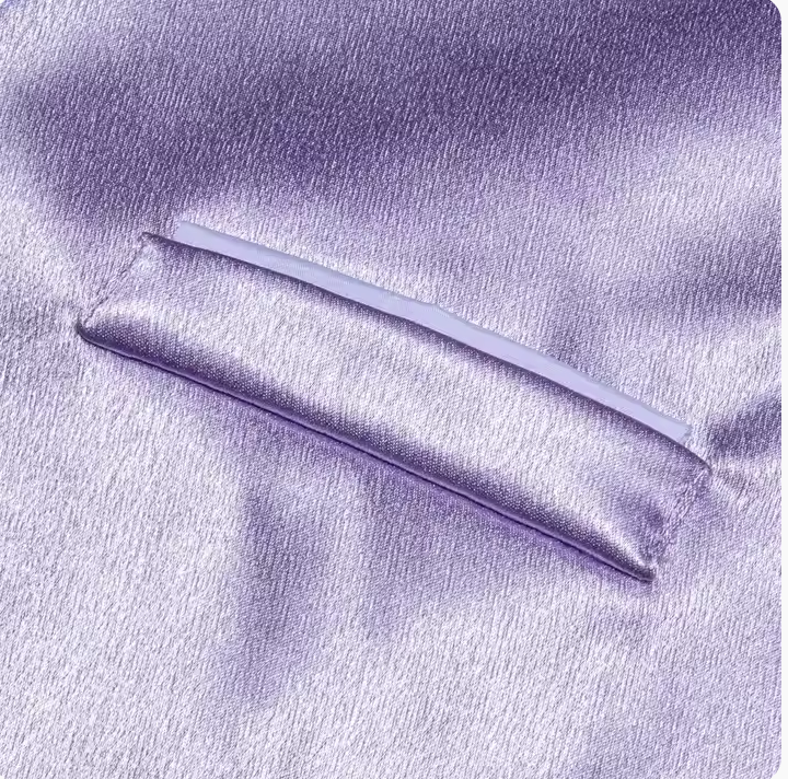 Light Purple Lavender Solid  Vest Necktie Bowtie Set- MJ-2671