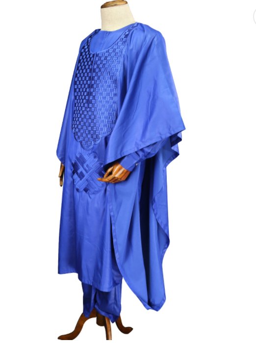 African Long Robe For Men Three Pieces Sets - SimonVon Shop
