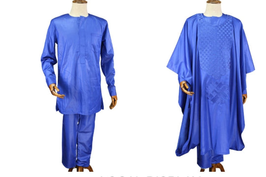 African Long Robe For Men Three Pieces Sets - SimonVon Shop