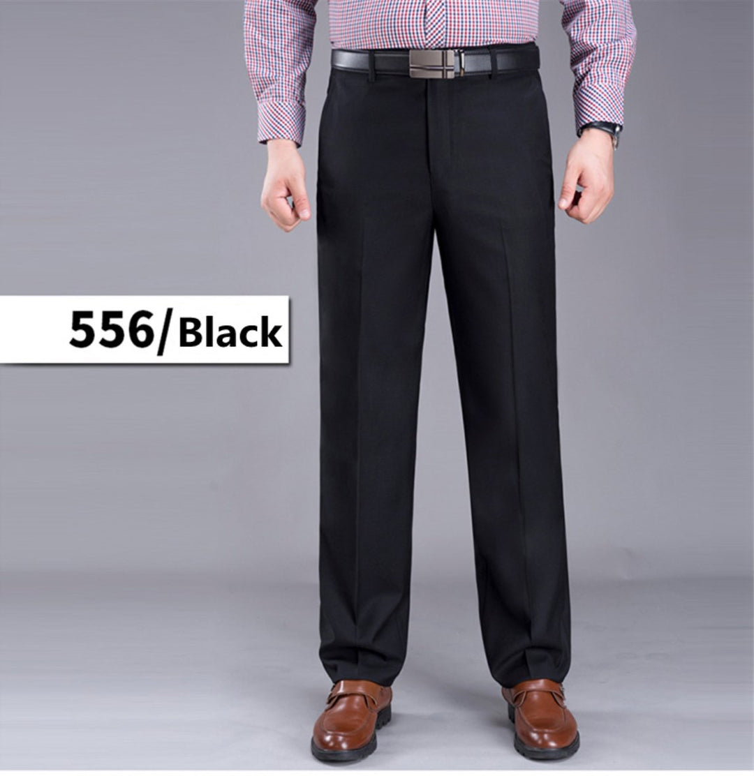 Black 556 Mens Formal Trousers - SimonVon Shop