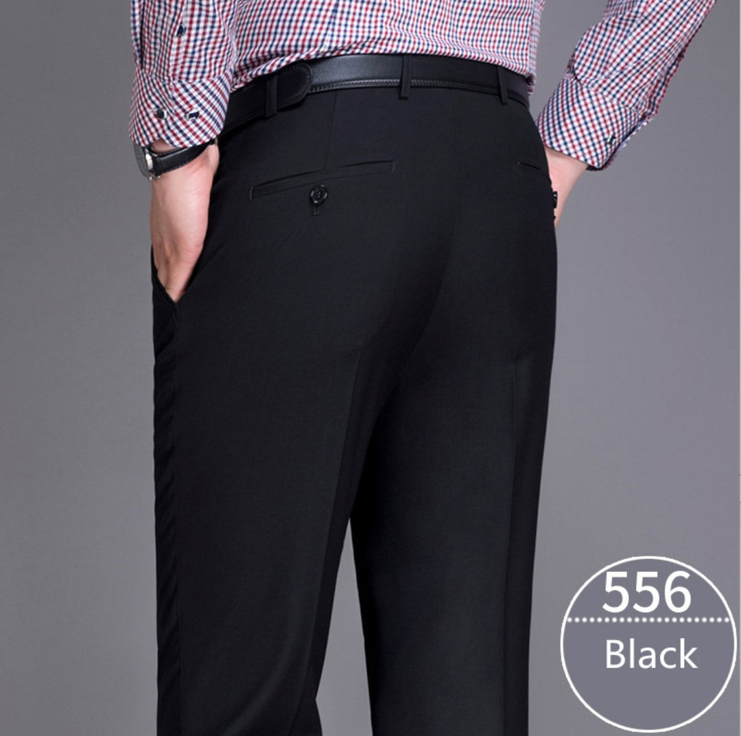 Black 556 Mens Formal Trousers - SimonVon Shop