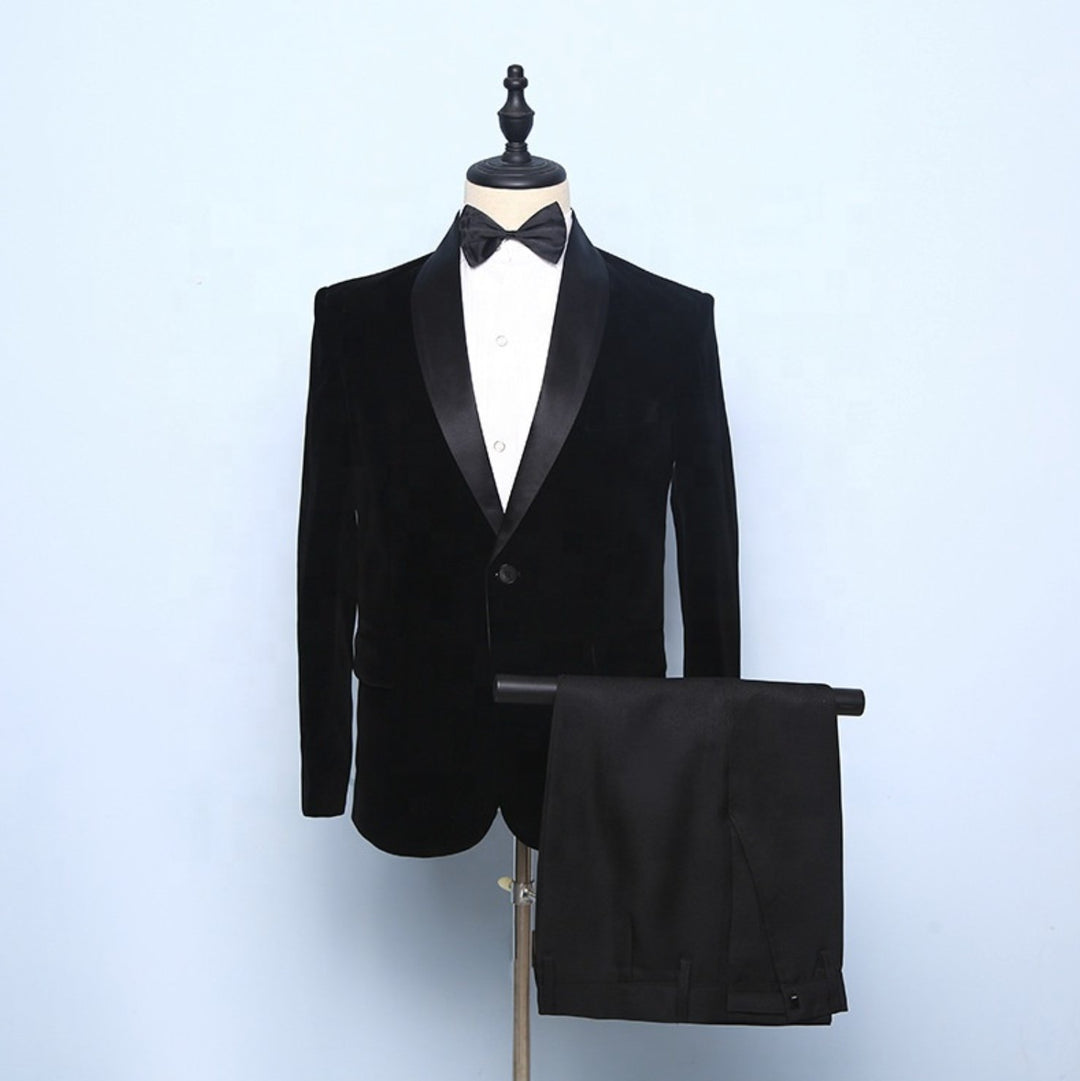 Men's New Personality Trend Fashion Host Clothing MC Dress Performance Suit Adult Performance Suit - JM8507 - SimonVon Shop