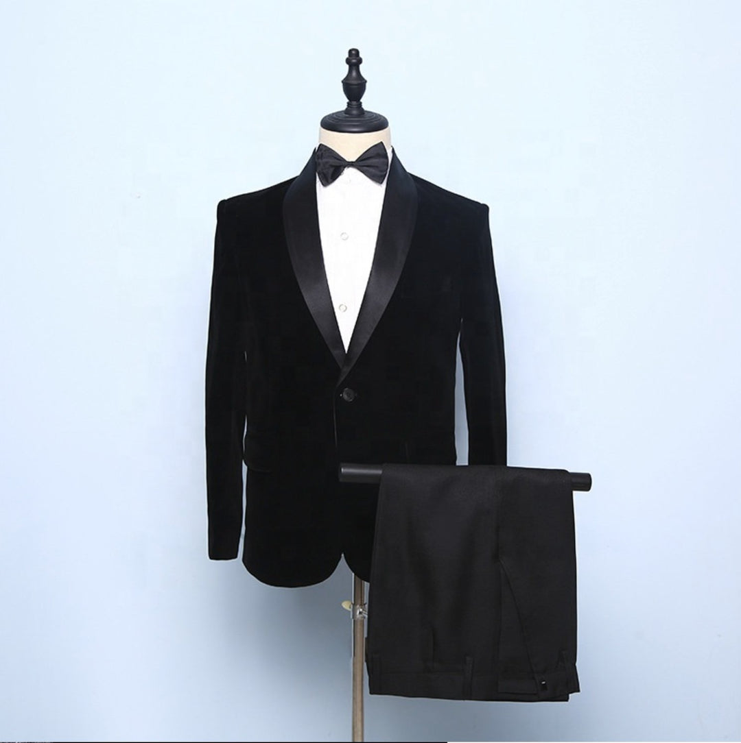 Men's New Personality Trend Fashion Host Clothing MC Dress Performance Suit Adult Performance Suit - JM8507 - SimonVon Shop