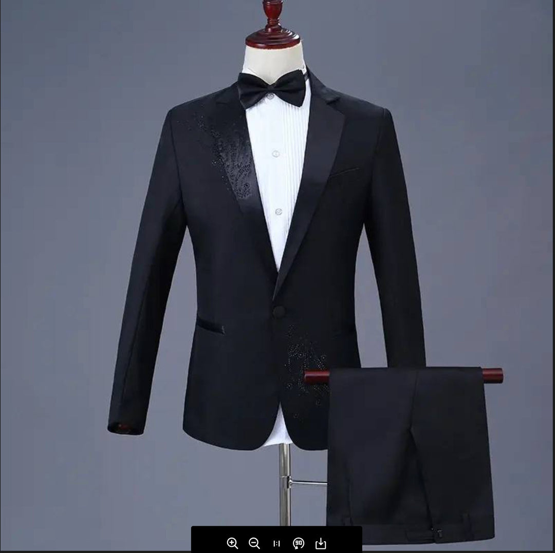 Men's Wedding Prom Party Wear Work Business Suits Costumes Pour Hommes - JM 8578 - SimonVon Shop