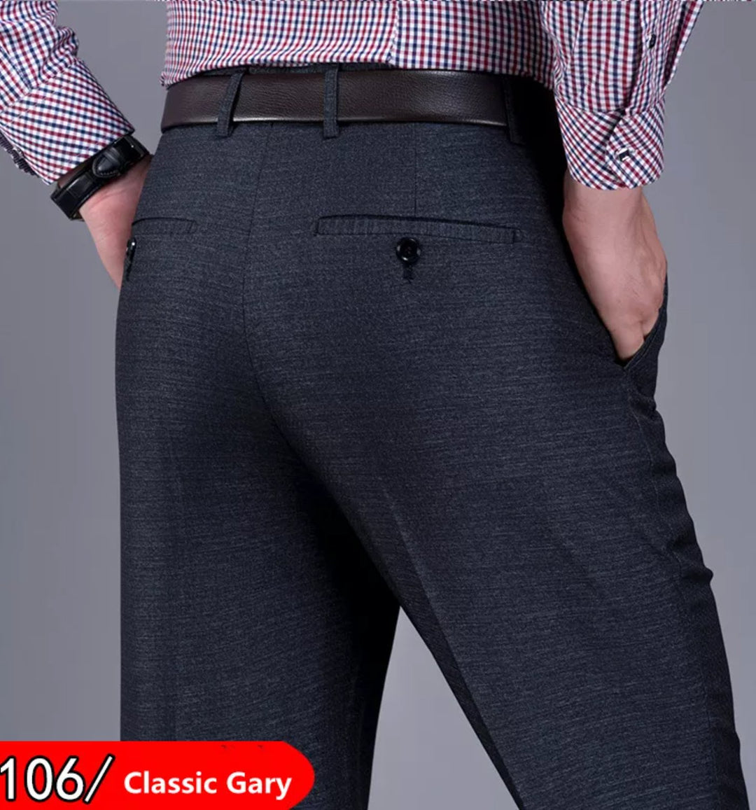 Middle Grey Mens Formal Trousers - SimonVon Shop