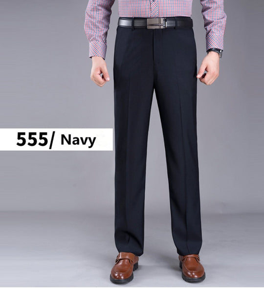 Navy 555 Mens Formal Trousers - SimonVon Shop